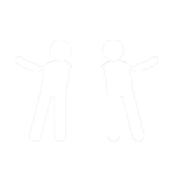 group of children with their arms around each other icon
